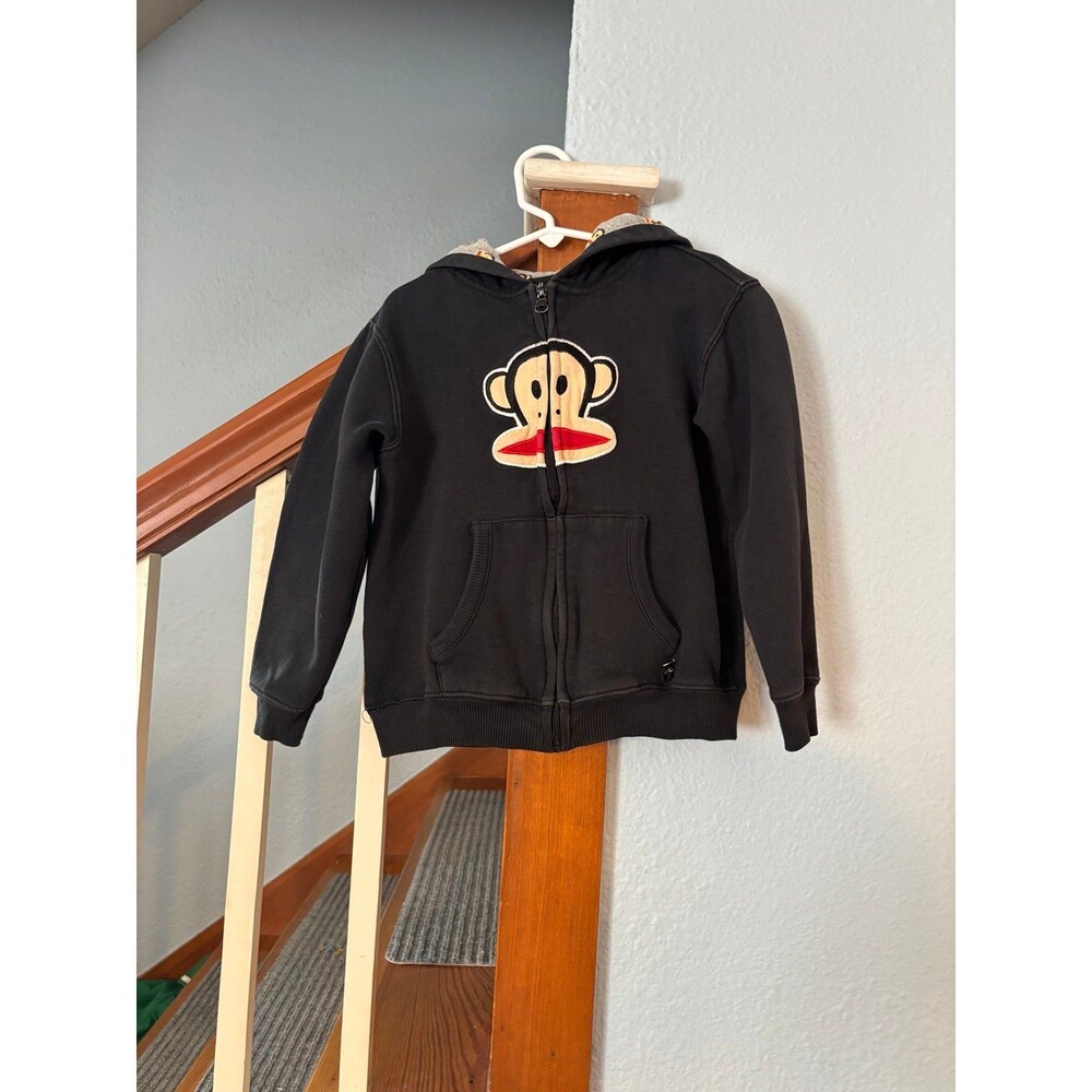 Paul Frank the collection Classic Julius Logo Zip Sweatshirt 6 embroidered y2k